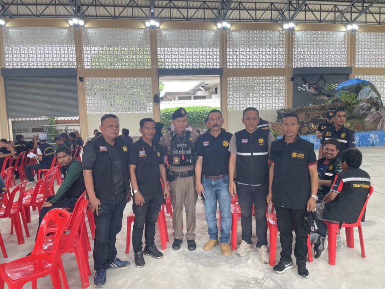 เข้าร่วมกิจกรรมพัฒนาศักยภาพชุดรักษาความปลอดภัยหมู่บ้าน ชรบ.
