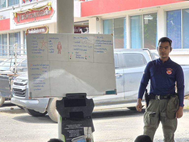 นิเทศและฝึกอบรมเจ้าหน้าที่ตำรวจประจำสถานีตำรวจในสังกัดตำรวจภูธรจังหวัดยะลา ณ สถานีตำรวจภูธรบันนังสตา