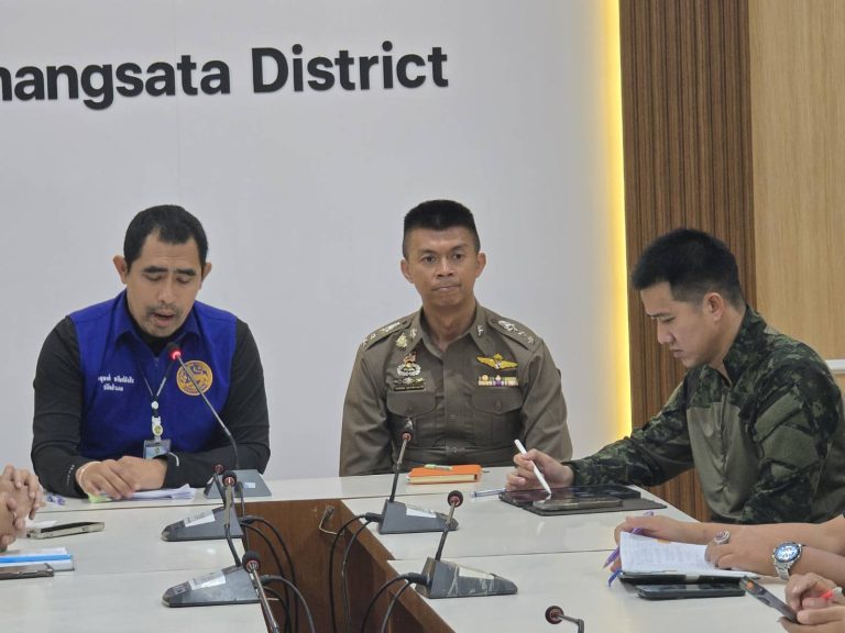ประชุมหารื้อยกระดับมาตรการรักษาความปลอดภัยในพื้นอำเภอบันนังสตา